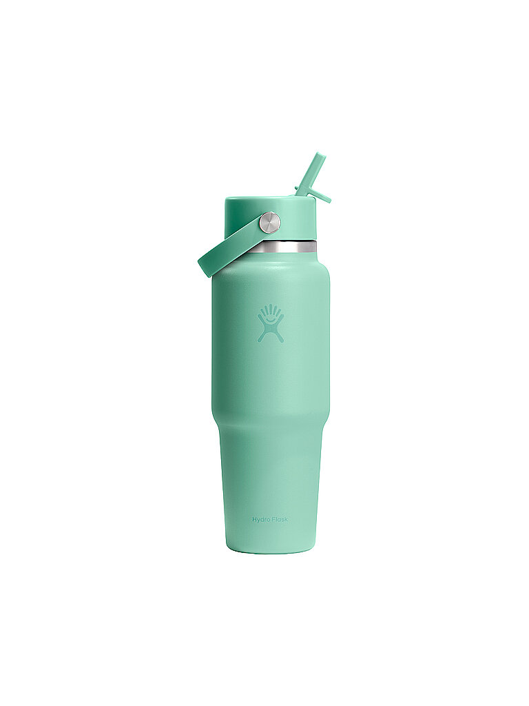 HYDRO FLASK Trinkflasche 32oz Wide Mouth Travel Bottle with Flex Straw Cap mint
